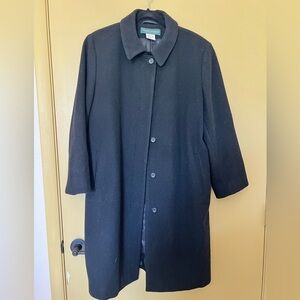 VINTAGE WOOL BALMACAAN OVERCOAT